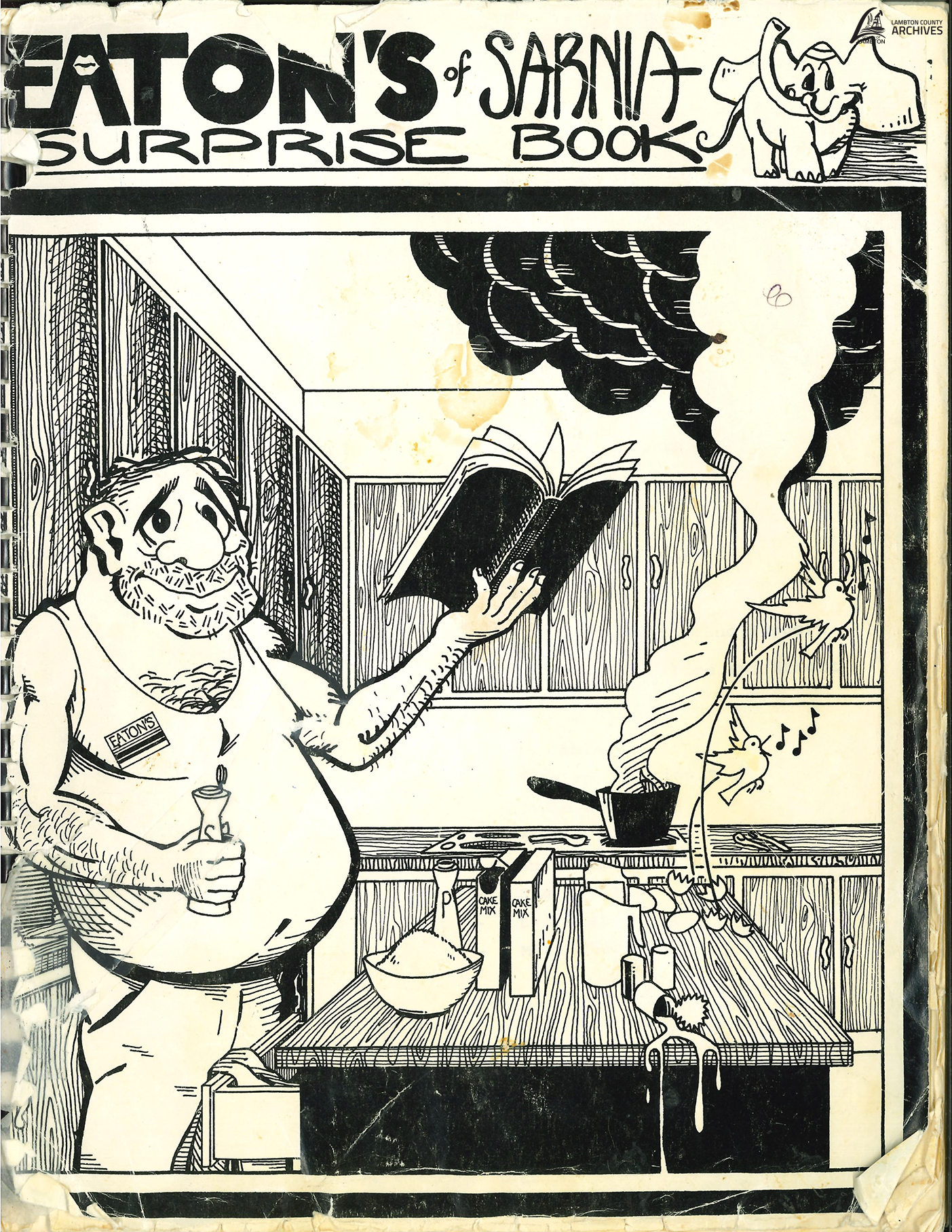 Cover of "Eaton's Sarnia Surprise Book" cookbook