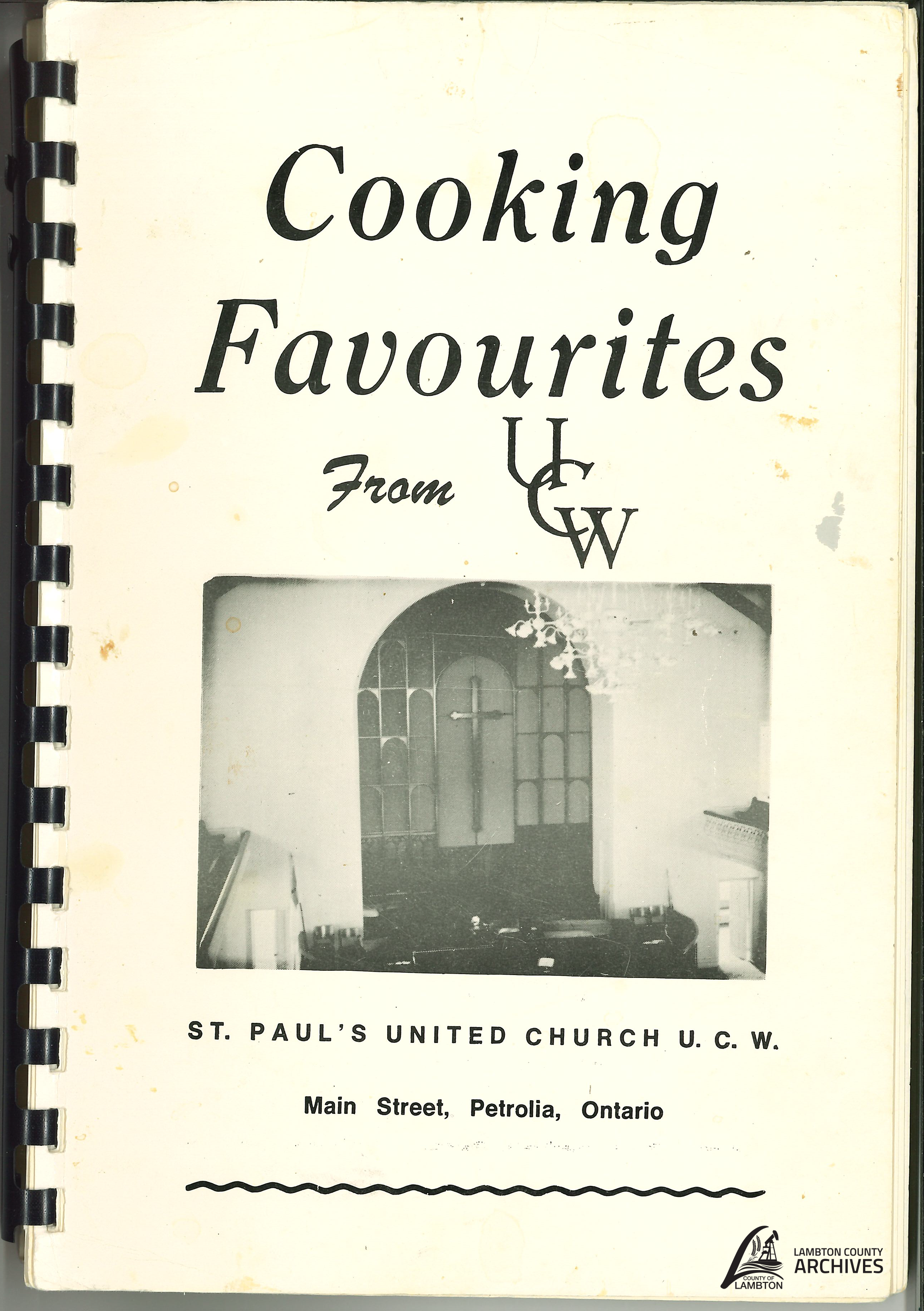 Cover of "Cooking Favourites" cookbook