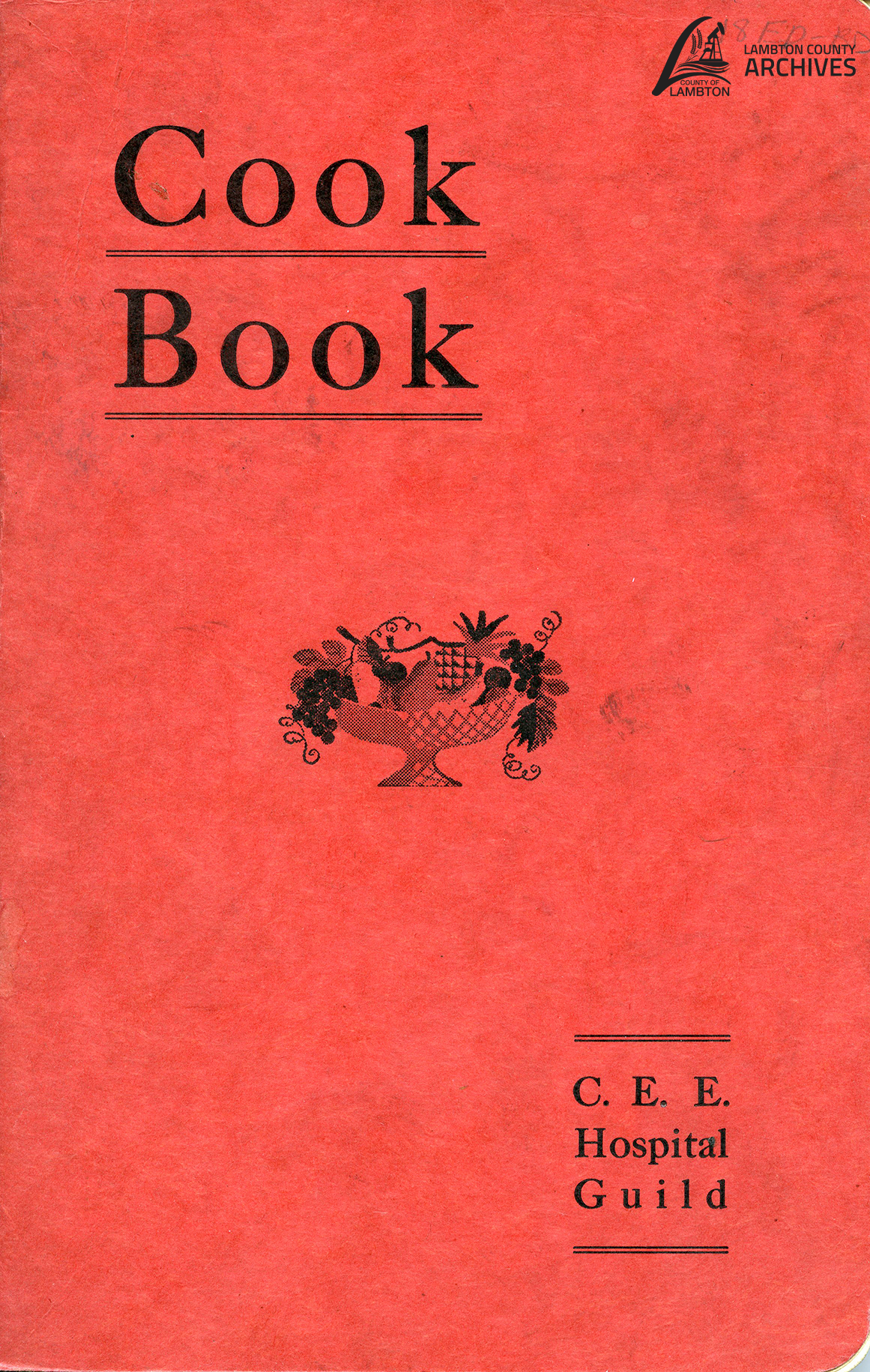 Cover of the "CEE Hospital Guild" Cook Book