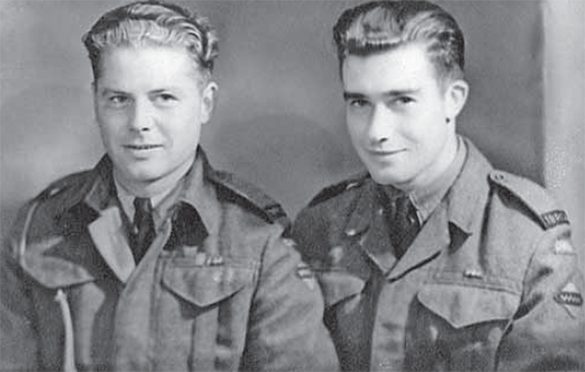 Ray Prime and Earl McKay in uniform.