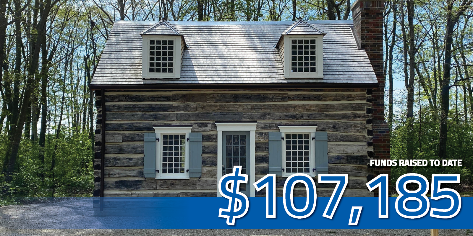Canatara Cabin Fundraising Total Funds Raised to date 107185.