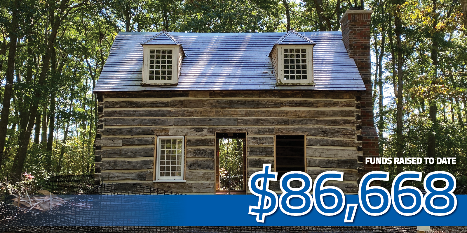 Canatara Cabin Fundraising Total Funds Raised to date 86668.