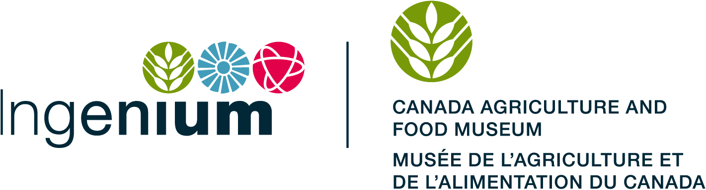 Ingenium and Canada Agriculture and Food Museum logo.