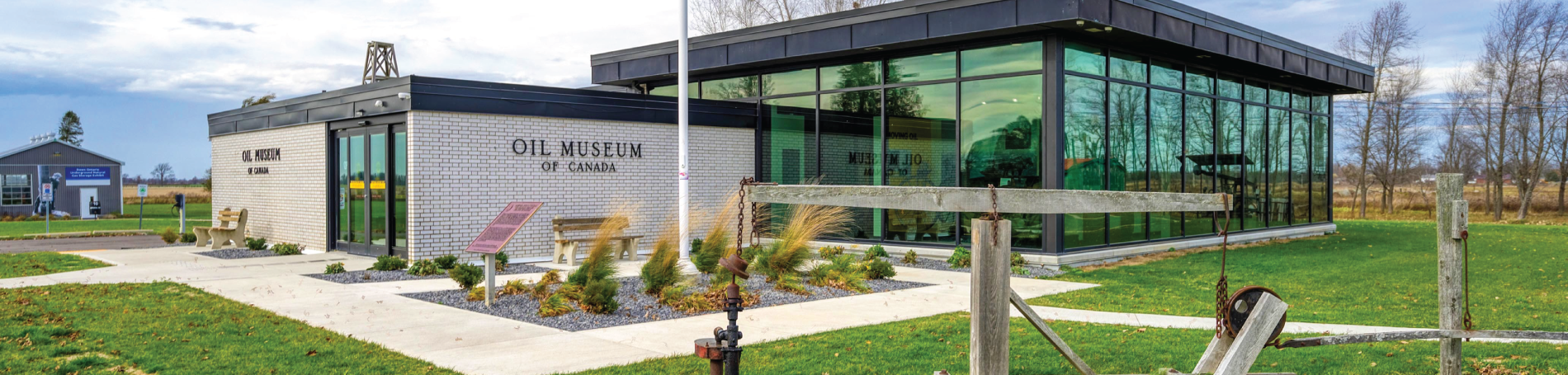 Exterior of the Oil Museum of Canada